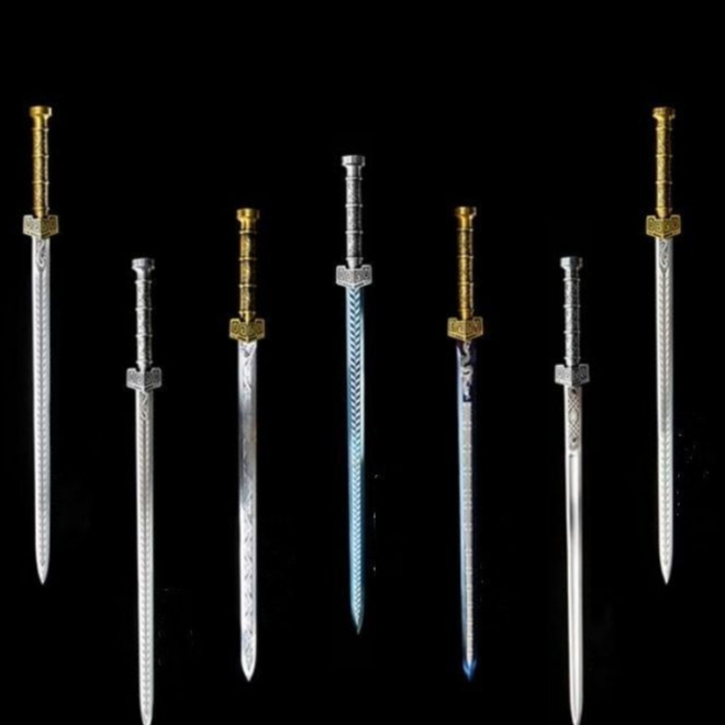 ดาบจีนโบราณ(ไม่มีคม) เหล็กดามัสกัส⚔️ดาบเซียน ดาบซามูไร มังกรพันเมฆ โบราณ Cosplay ดาบฮั่น บู๊ตึ๊ง ของสะสมภาพยนตร์
