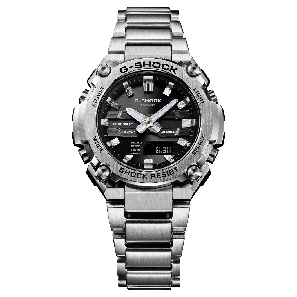 CASIO G-SHOCK GST-B600D-1ADR สายสแตนเลส (บลูทูธ,ทัชโซล่า) ของแท้ ประกันศูนย์ CMG