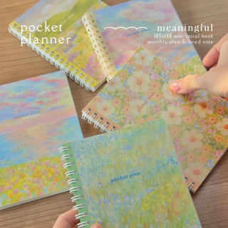 สมุดแพลนเนอร์/สมุดโน้ตพกพา A6 | Little Meaningful Days | เลือกด้านใน: Planner / Lined / Blank / Premium Blank 📓✨