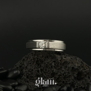 S7-3 *ส่งจากไทยภายใน 3 วัน* แหวนผู้ชาย 0.3 กะรัต มีใบเซอร์ G…