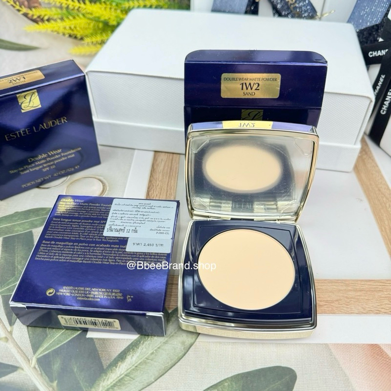 ฉลากไทย⚡️ผลิต2025⚡️EL Double Wear StayIn Place Matte Powder Foundation SPF10 ขนาด12g แป้งผสมรองพื้นมอบการปกปิดเบาสบายผิว - รูปที่ 7