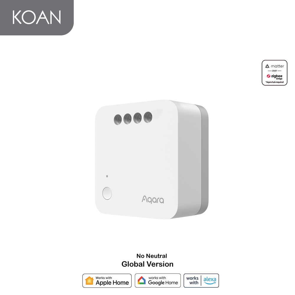 Aqara Single Switch Module T1 [No Neutral]