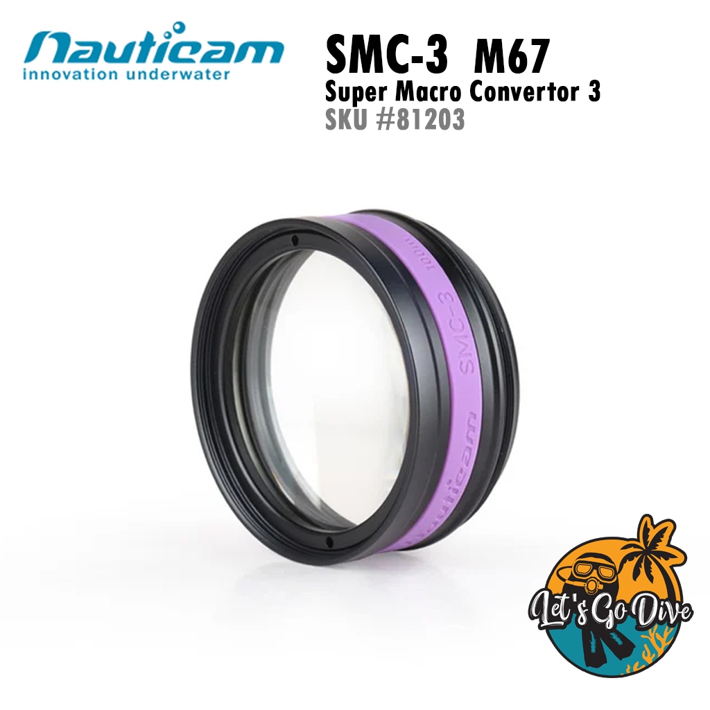 NAUTICAM - SMC-3 - Super Macro Convertor 3 (2.3x magnification) เลนส์ถ่ายภาพมาโครใต้น้ำ