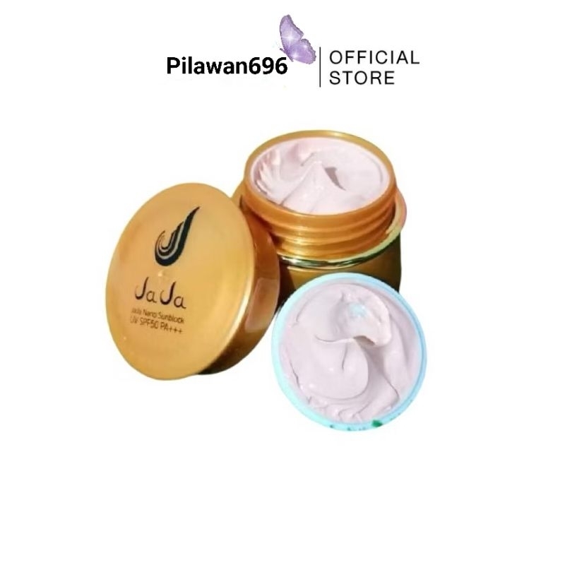ครีมกันแดดจ๊ะจ๊า เนื้อครีมนาโน เกลี่ยง่าย ใช้ได้ทุกสาพผิว JAJA SPF PA50++ ขนาด 5 กรัม