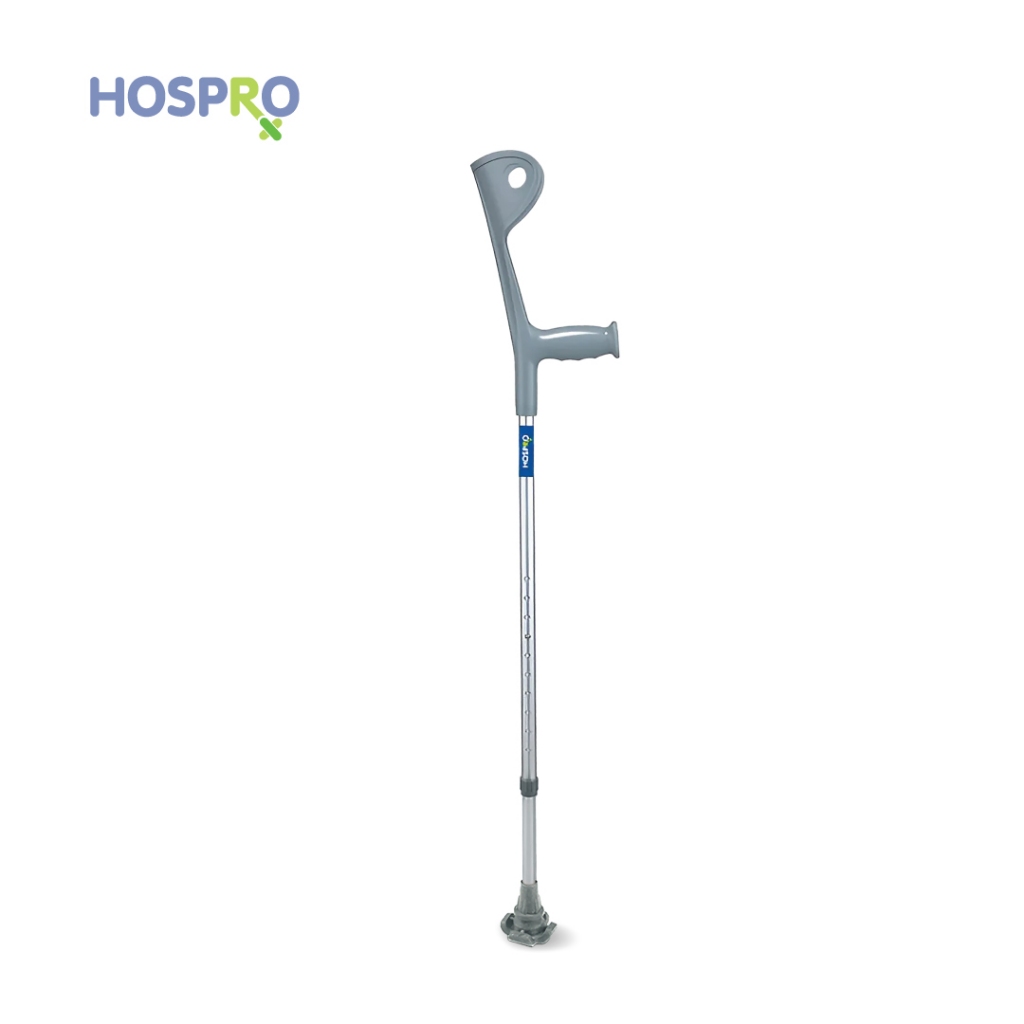 HOSPRO Crutches ไม้ค้ำศอก สำหรับผู้บาดเจ็บ รุ่น H-CH937L BIG TIP [รับประกัน 3 เดือน]