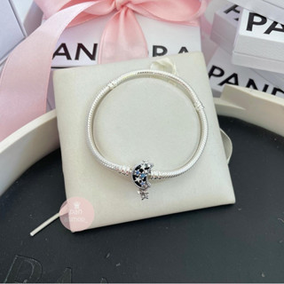 (ของแท้100%) Pandora Moments Sparkling Moon Clasp สร้อยข้อมื…