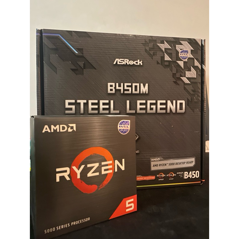 Ryzen5 5600x พร้อมบอร์ด ประกัน 2/68
