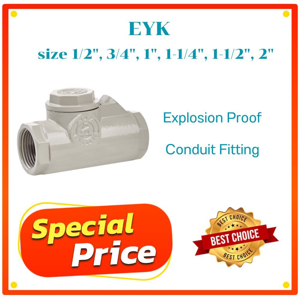EYK Explosionproof Conduite Fitting อุปกรณ์ไฟฟ้าป้องกันการระเบิด