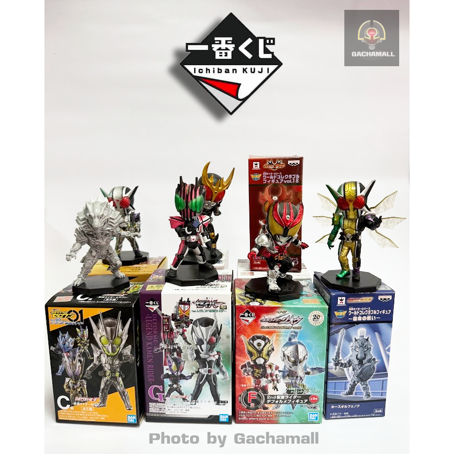 Bandai WCF ichibankuji Kamen rider faiz kabuto double series โมเดล มาสไรเดอร์ นำเข้าจากญี่ปุ่น มือ1แ