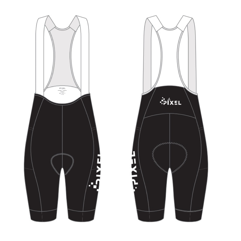 เอี๊ยมจักรยาน cycling Bib Pixel