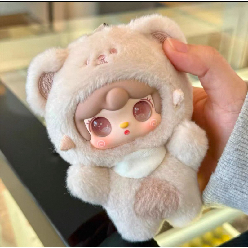 พร้อมส่ง🩵Yooki V4 Take a bite of bear🐻พวงกุญแจโยกิ ของแท้(โค้ด30%)
