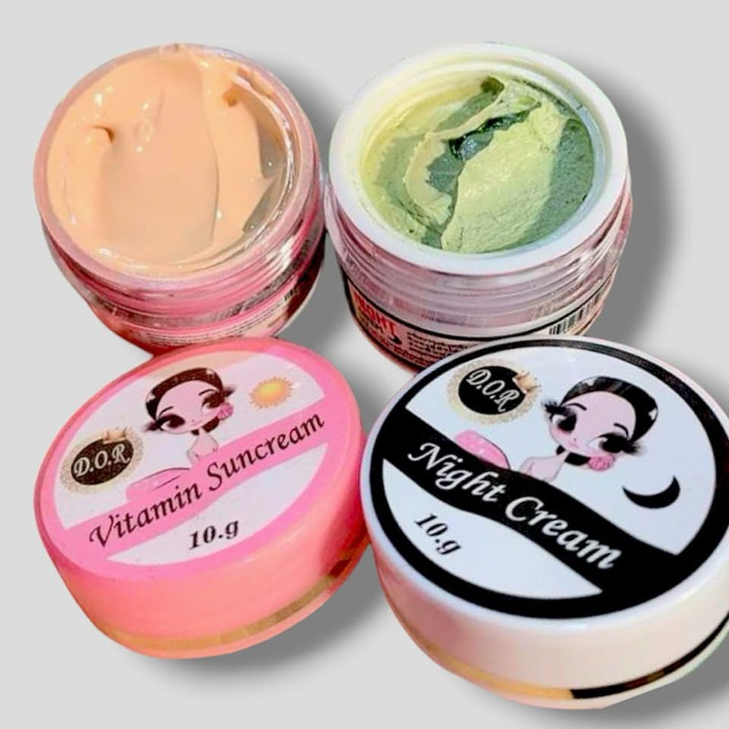 D.O.R Night Cream+D.O.R Vitamin Suncream 2ชิ้น ของแท้