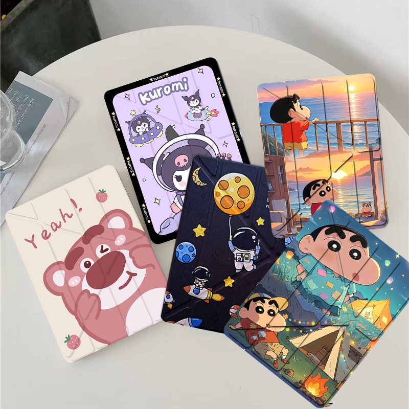 เคสรูปตัว Y สุดน่ารักair1air2 gen5gen6 Air6/7 gen7gen8gen9 gen10 air3 air4air5 gen11 pro11มีถาดใส่ปากกา เคสลายการ์ตูน