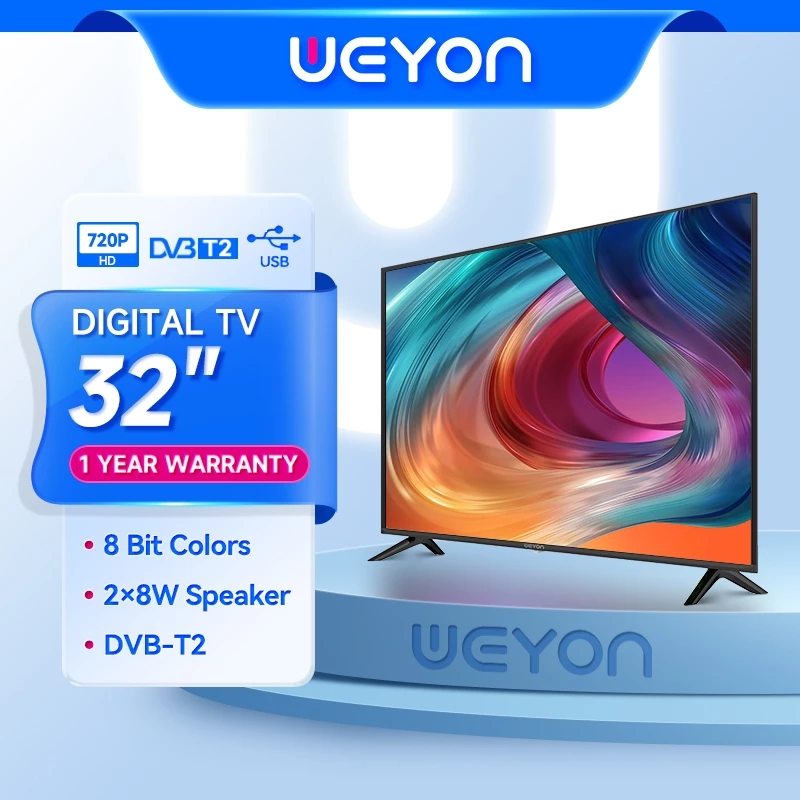 WEYON ทีวีดิจิตอล ทีวี 32 นิ้ว Full HD LED TV ทีวีจอแบน โทรทัศน์ Digital TV ทีวีแอลอีดี S32