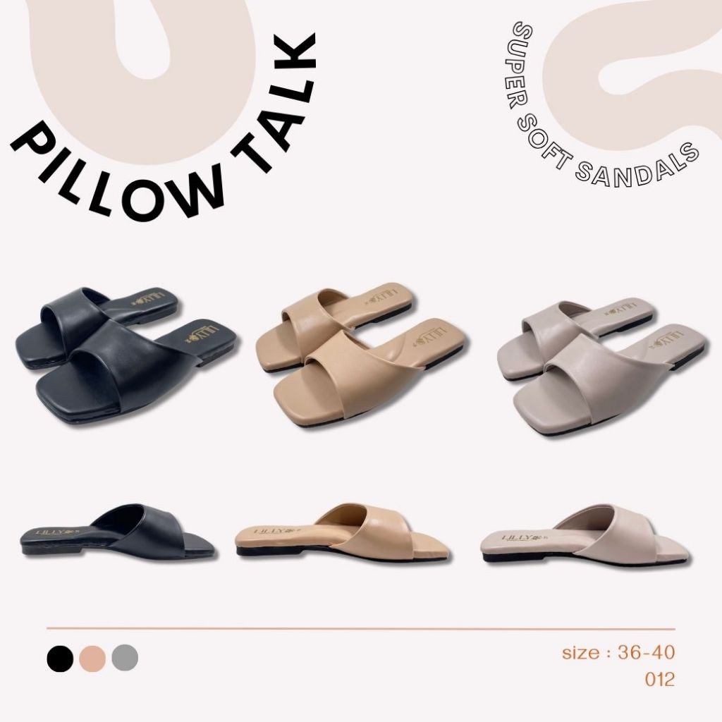 Sharisa Shoes รุ่น PILLOW TALK (012) รองเท้าแตะลูกคุณหนู พื้นนุ่มนิ่มพิเศษ มีฟองน้ำเสริมอุ้งเท้า น้ำหนักเบา ใส่สบาย