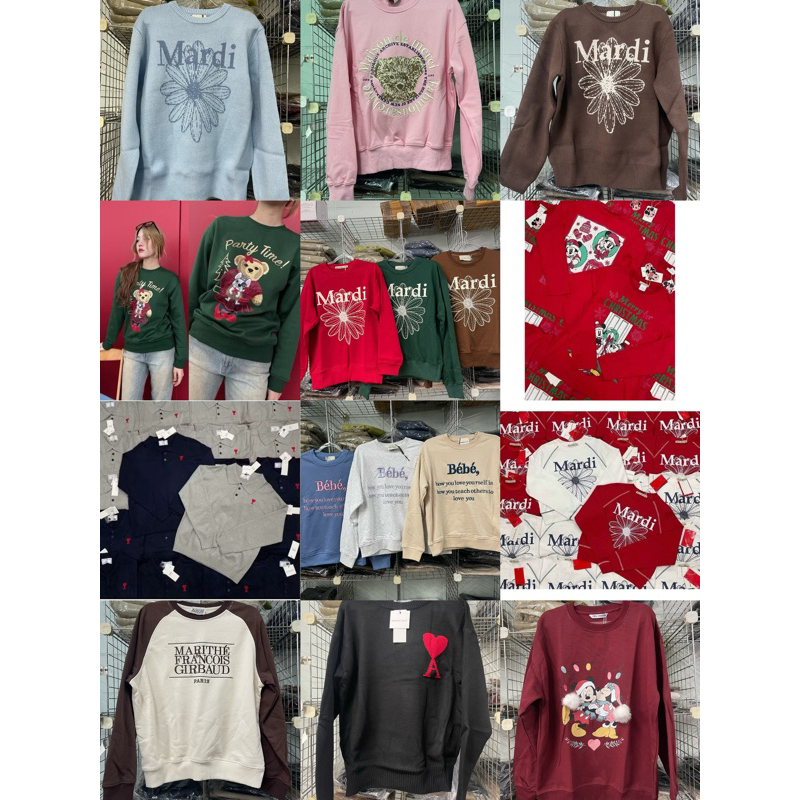 สเวตเตอร์งานป้าย วาเลนValen basic  store พร้อมส่งค่า