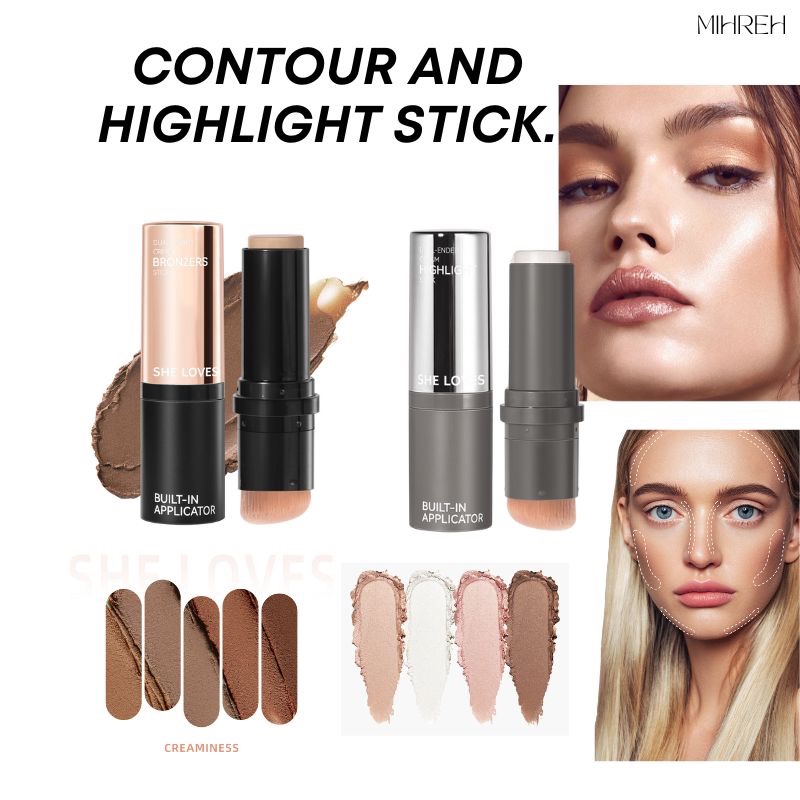 (พร้อมส่ง) Contour and Highlight Stick คอนทัวร์และไฮไลท์แบบแท่ง สร้างมิติให้ใบหน้า