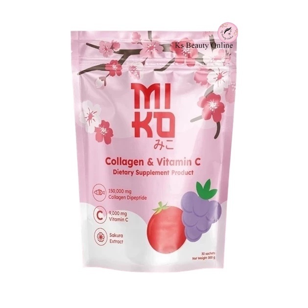 มิโกะ คอลลาเจน Miko Collagen & Vitamin C (1 ห่อ มี 30 ซอง)