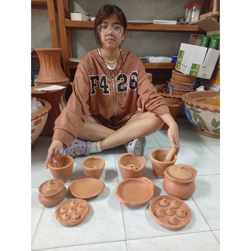 ชุดครัว เครื่องปั้นดินเผา สำหรับเด็ก