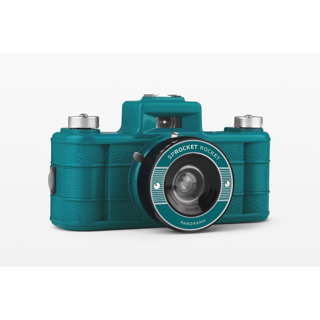 กล้องฟิล์ม พาโนรามา Lomo Sprocket Rocket 35mm Panorama Camera Peacock Lomography Film camera