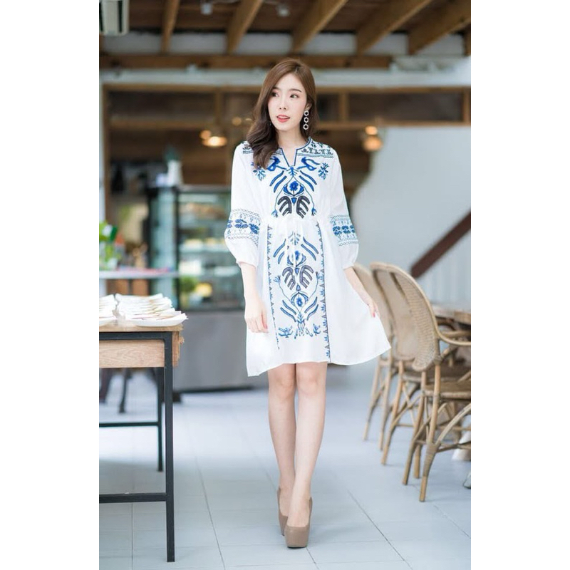 เดรสสปันคอวีรูดเอวงานปัก