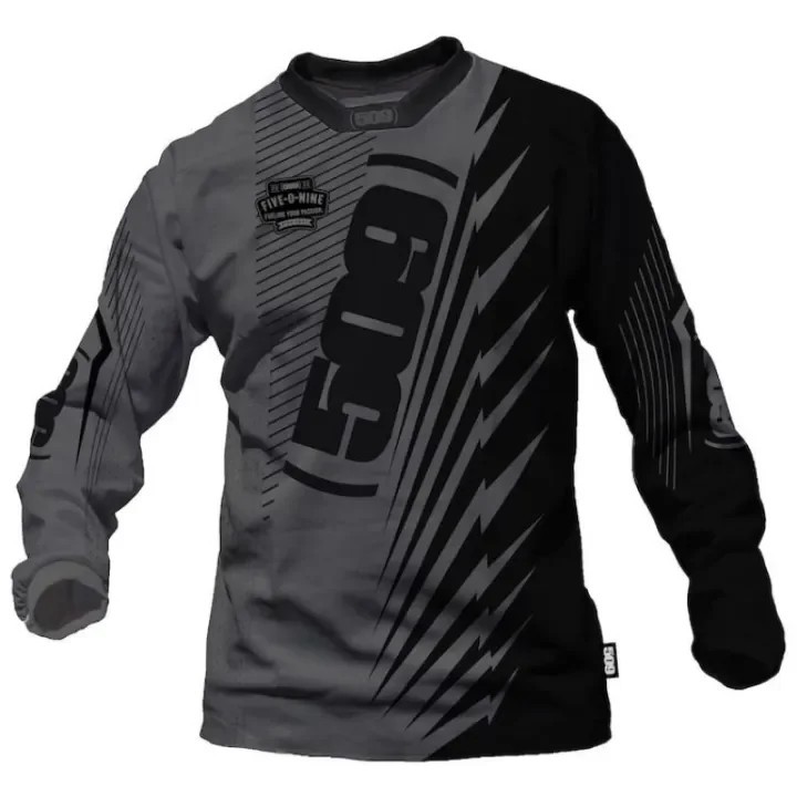2025 New Style summer 509 Black Long Sleeve Motocross Jersey Racing Bike Off-Road Cycling Jersey Bicycle Shirts