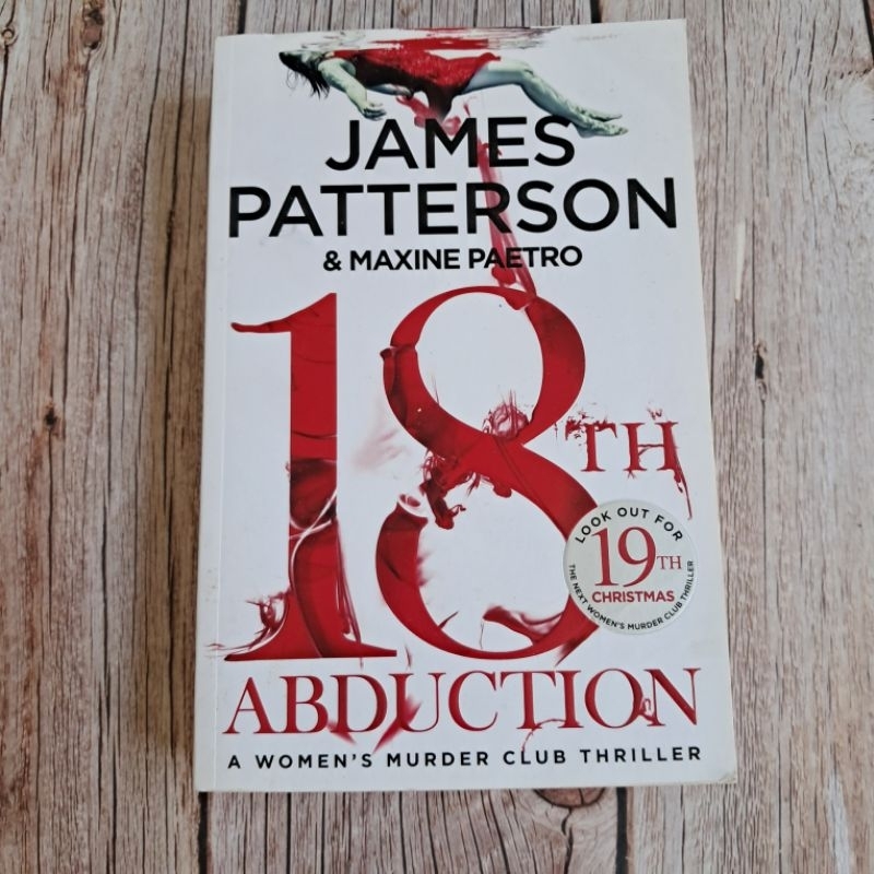 #มือสอง นิยายผู้ใหญ่ 18th Abduction. A Woman's Murder Club Thriller By James Patterson.