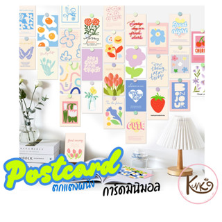 [ไม่ต้องรอพรีออเดอร์พร้อมส่งจากไทย]โปสการ์ดติดผนัง โปสเตอร์ต…