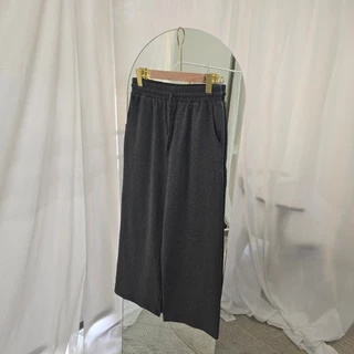 [ U34 ] WARA กางเกงขายาวผู้หญิง Cotton Spandex เอวยืด มีเชือก สบายพุง ใส่ทำงาน/เที่ยวl