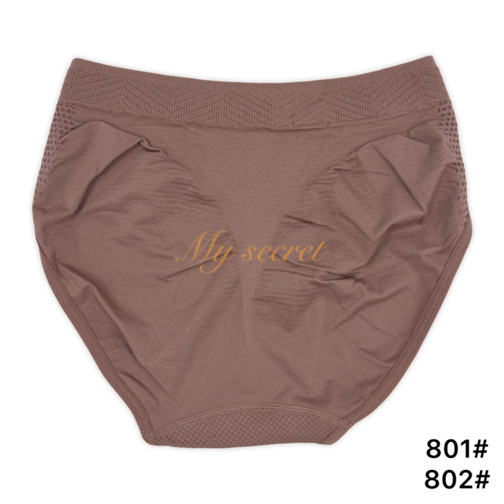 กางเกงในผู้หญิงผ้าทอ คละสี ดำล้วน  เก็บพุง ยกก้น มี 2 ไซส์ เอว 30-45 นิ้ว - 4