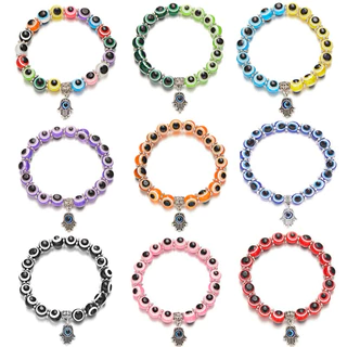 Unicrony • พร้อมส่งกำไลข้อมือดวงตา evil eye lucky ส่งจากไทยมีให้￼เลือกหลายจี้