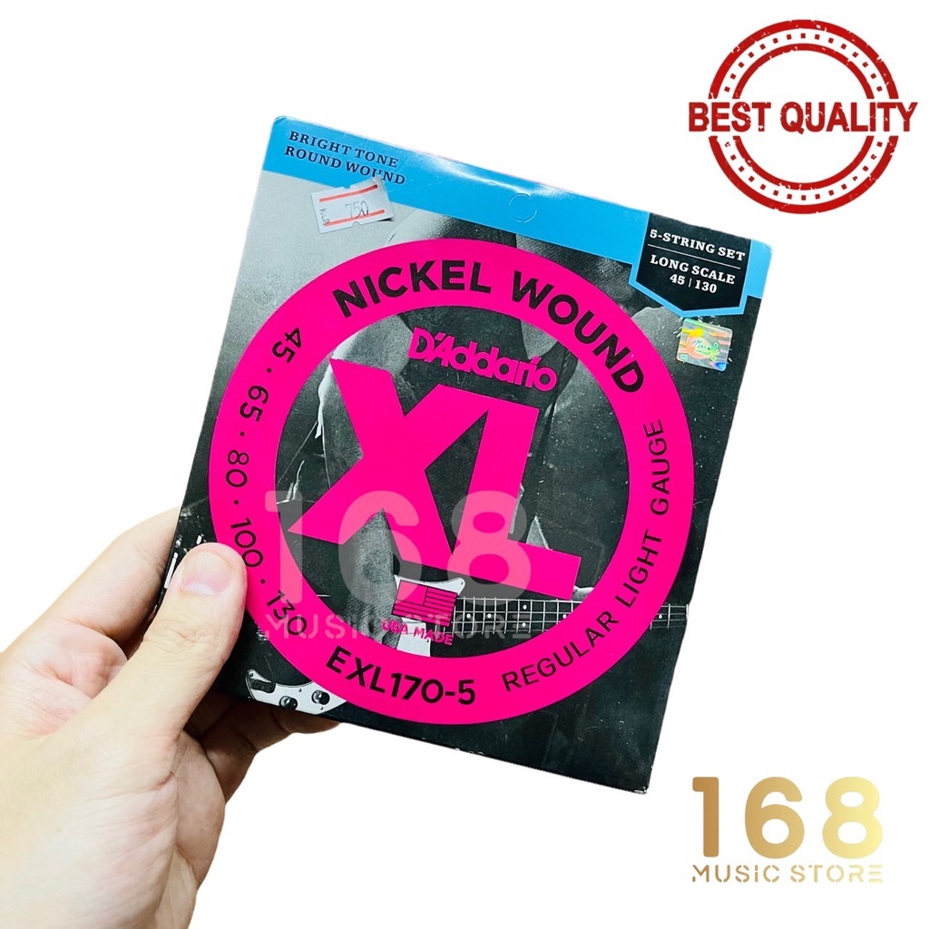 สายเบส 5 สาย EXL170-5 Bass Strings EXL 170-5 EXL-170-5 45/130