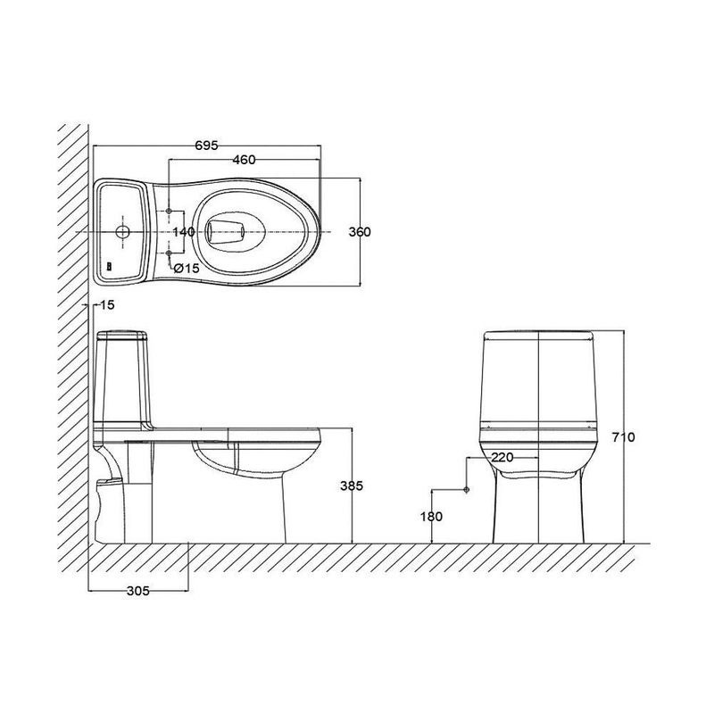 [พร้อมส่ง] AMERICAN STANDARD สุขภัณฑ์ 1 ชิ้น รุ่น TF-1089SC SMO COZY - รับประกันจากแบรนด์ รุ่นใหม่ล่าสุด - รูปที่ 4