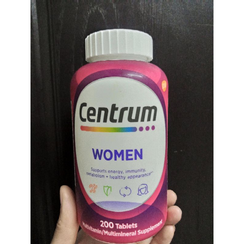 Centrum Women 200 เม็ด อเมริกา วิตามินรวม ผู้หญิง