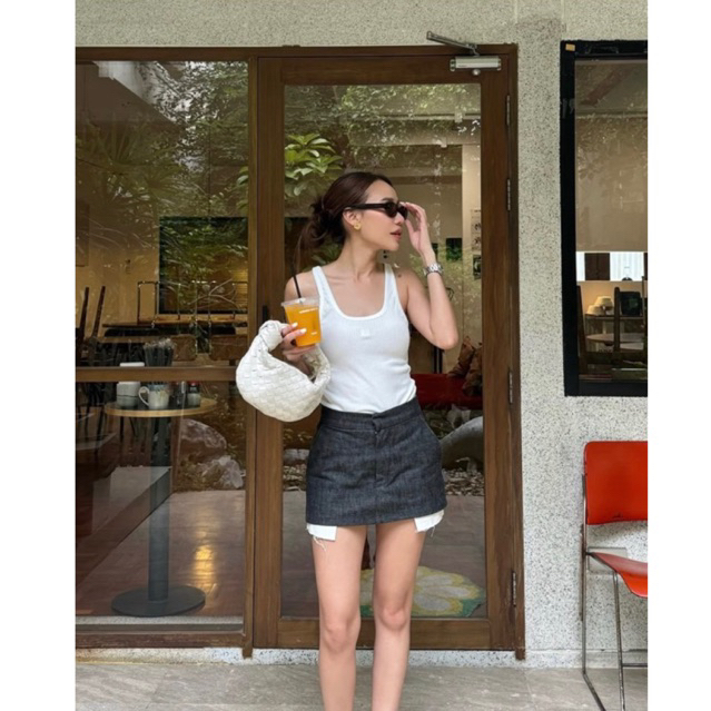 ส่งต่อกระโปรงยีนส์ jarin_official ไซส์ L