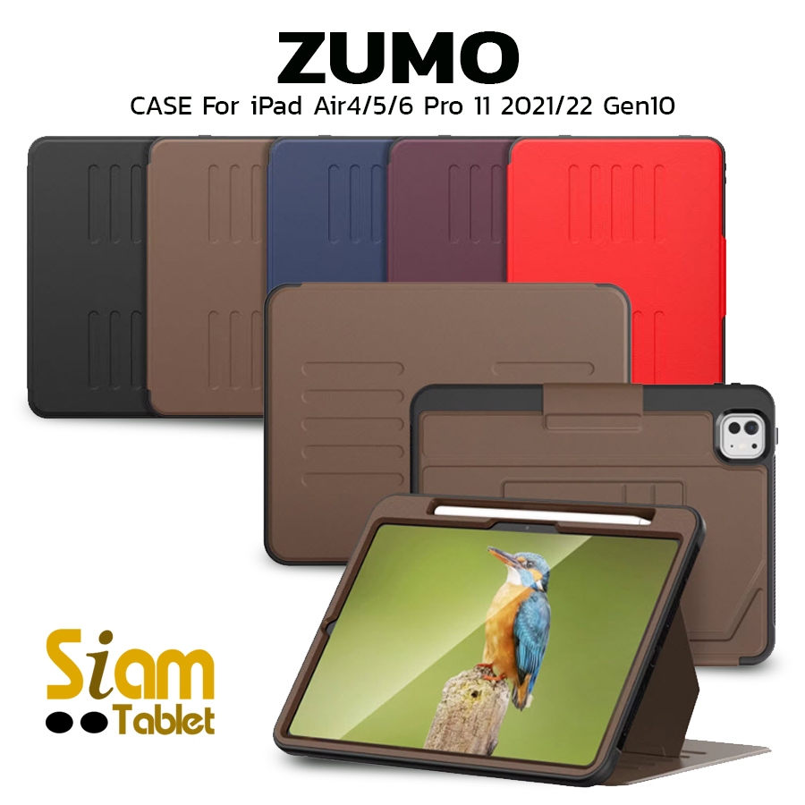 ZUMO Case เคส สำหรับ iPAD Air 4 5 6 7 11 13 Pro 11 13 m3 10.2 Gen 7 8 9 10 11 10.9 mini 6 7 A16 9.7
