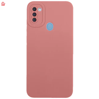 เคส สำหรับ Samsung Galaxy A11 M11 เคสซิลิโคนนิ่ม กันกล้อง TPU สีพื้น