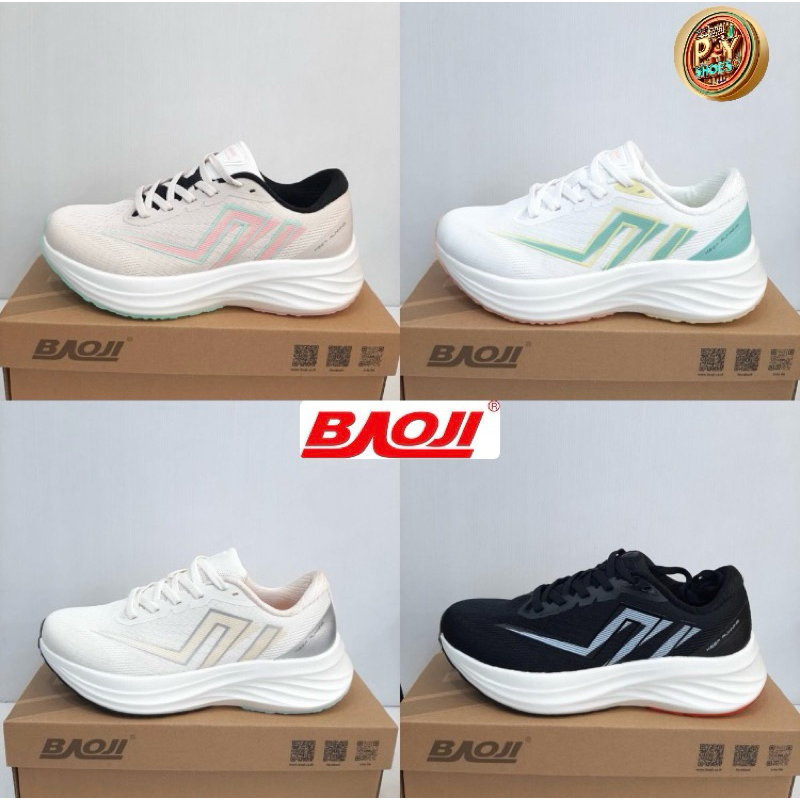รองเท้าผ้าใบ BAOJI เเท้100% BJW 1105 รองเท้าผ้าใบผู้หญิง ไซส์ 37-41