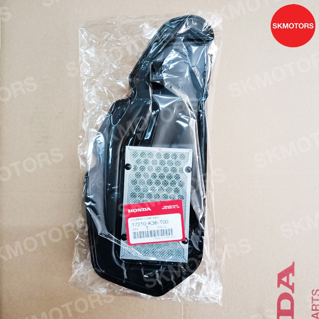 ไส้กรองอากาศ รหัสสินค้า 17210-K36-T00 สำหรับรถ HONDA CLICK125I (2015-2021), PCX150 (2014-2016) แท้เบ