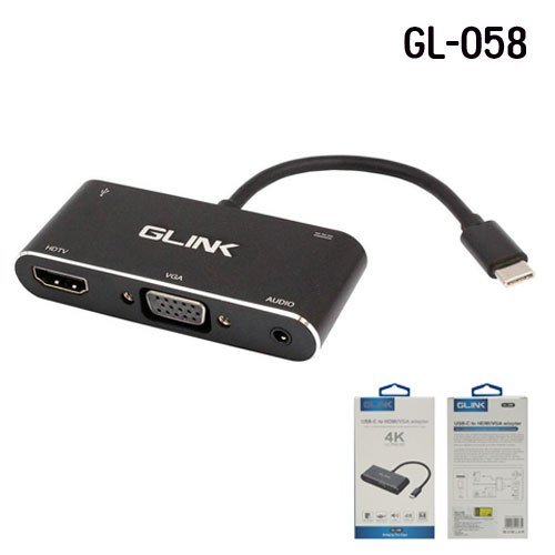 GL-058 GLINK USB-C to HDMI/VGA adapter