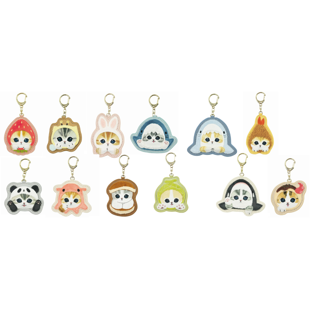 [ส่งตรงจากญี่ปุ่น] Mofusand Fluffy Patch Keychain Japan NEW
