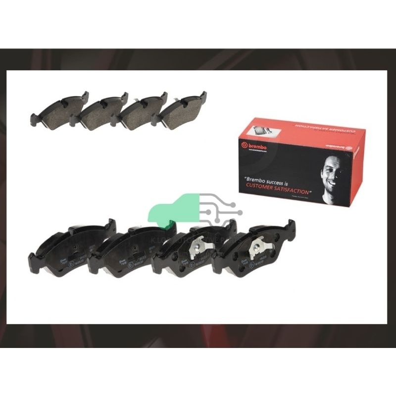 P06 042B ผ้าเบรกหน้า แท้ BREMBO รุ่น BLACK : BMW 3 E46 (330i) (M3) 98-05/Z3 E36 (M), Z4 E85 (M) 97-0