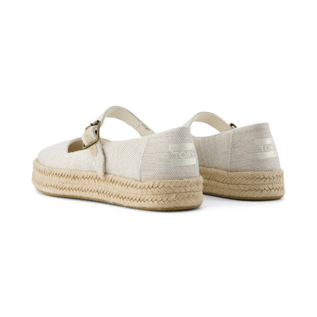 TOMS รองเท้าลำลองผู้หญิง สลิปออน รุ่น Carolina Mary Jane Natural Yarn Dye (CG) รองเท้าลิขสิทธิ์แท้ - รูปที่ 3