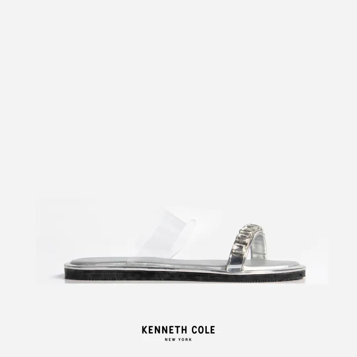 KENNETH COLE รองเท้าแตะผู้หญิงรุ่น JAMILLIE DIAMOND Silver สีเงิน ( SAN - RF91086RS-138 )