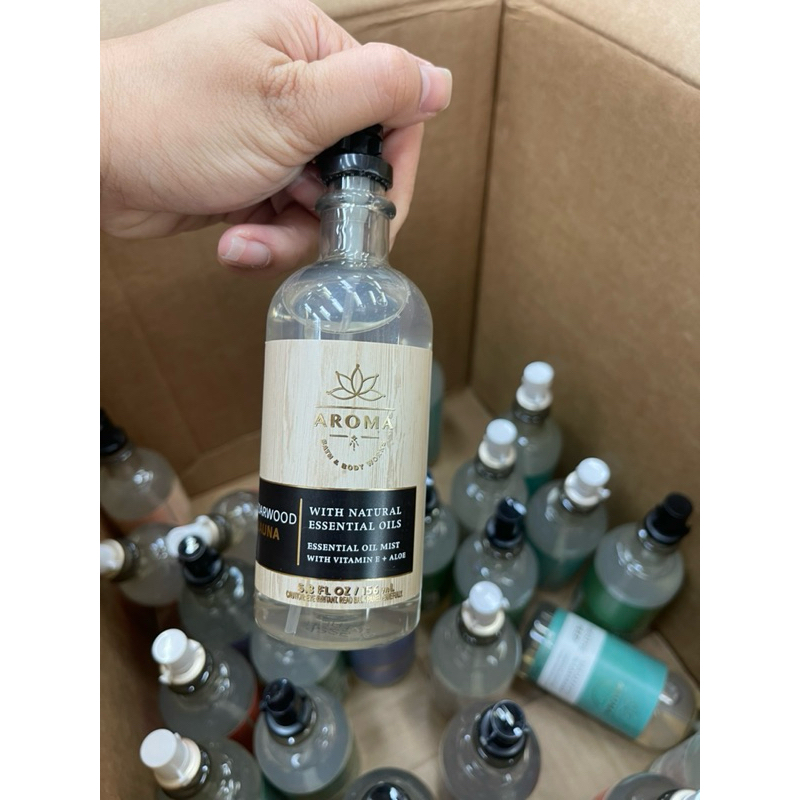 Bath & Body Works Aroma Cedarwood Sauna Essential Oil Mist 156ml. ของแท้