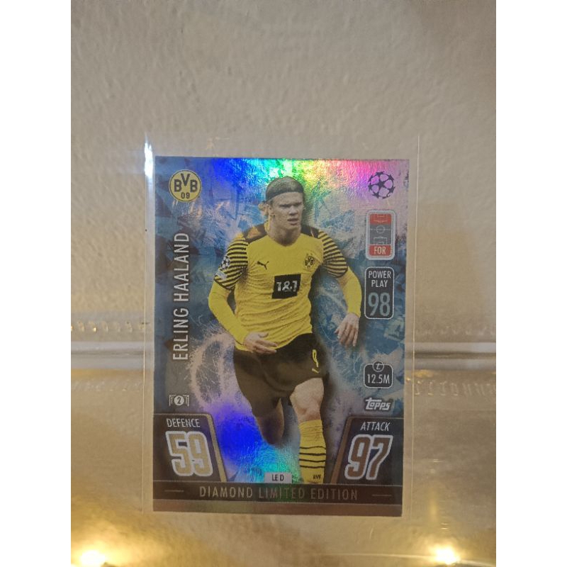 Erling Haaland Diamond Limited Edition2021-22 Topps Match Attax