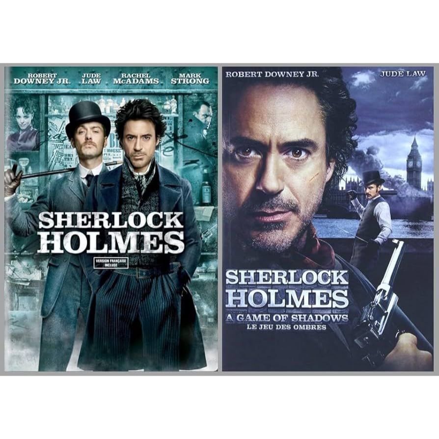 แฟลชไดร์ฟ พร้อมหนัง 4K ชอร์ล็อค โฮล์มส์ ดับแผนพิฆาตโลก ครบ 2 ภาค Sherlock Holmes  2 movie Collection