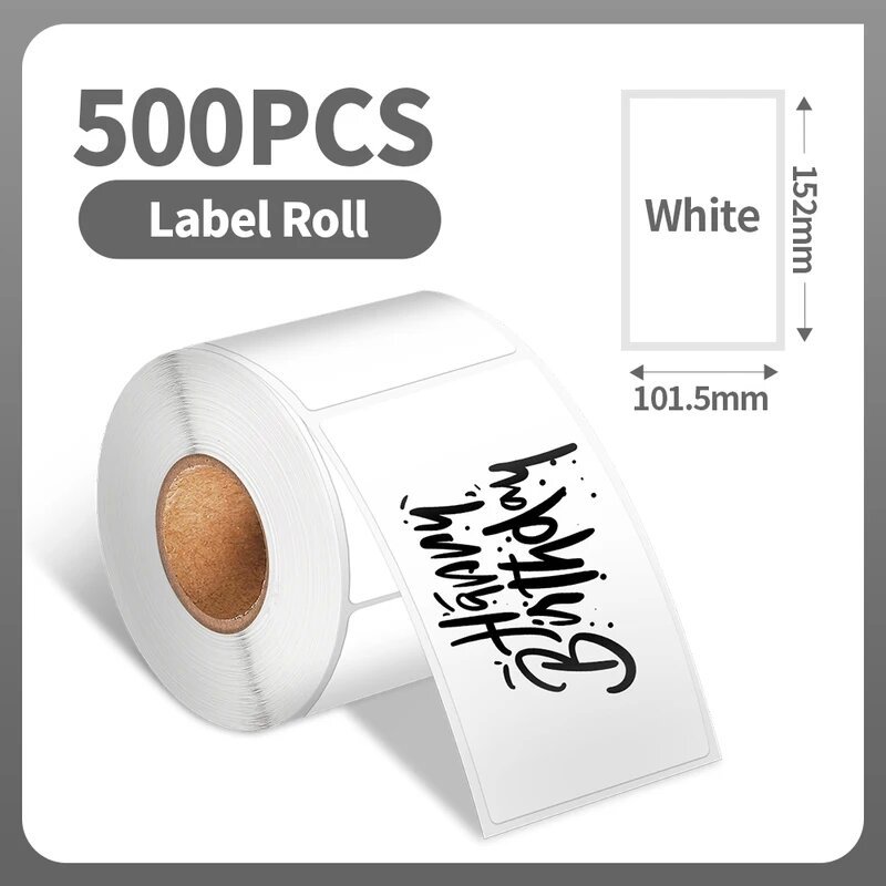 LabelMore สติ๊กเกอร์กันความร้อน ฉลากความร้อน กระดาษห่อ100x150X350/500