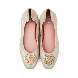 O&B รองเท้าหนังแกะ รุ่น AUDREY PRINCESS IN TWINKLE SAND-11217SS32326F_H5BESM