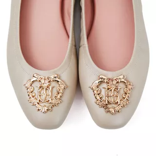 O&B รองเท้าหนังแกะ รุ่น AUDREY PRINCESS IN TWINKLE SAND-11217SS32326F_H5BESM